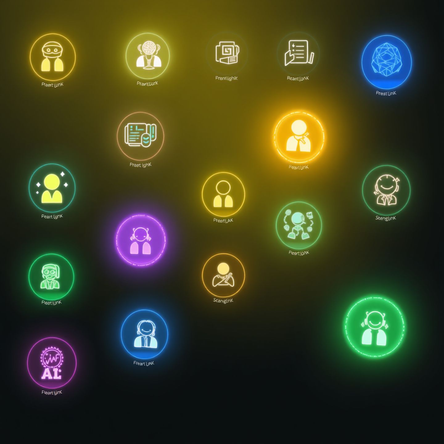 An ecosystem of various AI platforms appearing as glowing portals each offering unique strengths for role-play creative writing and general conversation without typical constraints inviting exploration