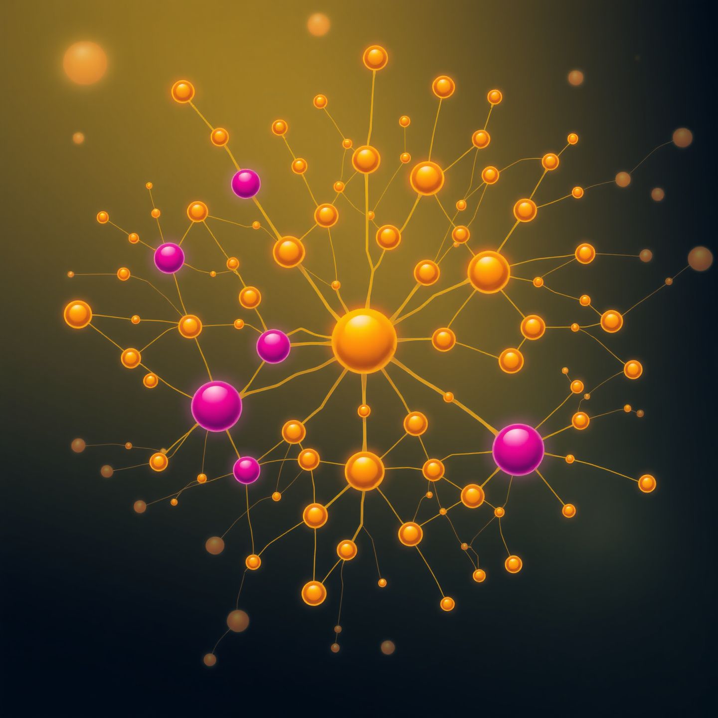 A vibrant neural network with interconnected nodes illustrating an AI system designed for creative freedom and unrestricted conversational flow pushing the boundaries of interactive storytelling